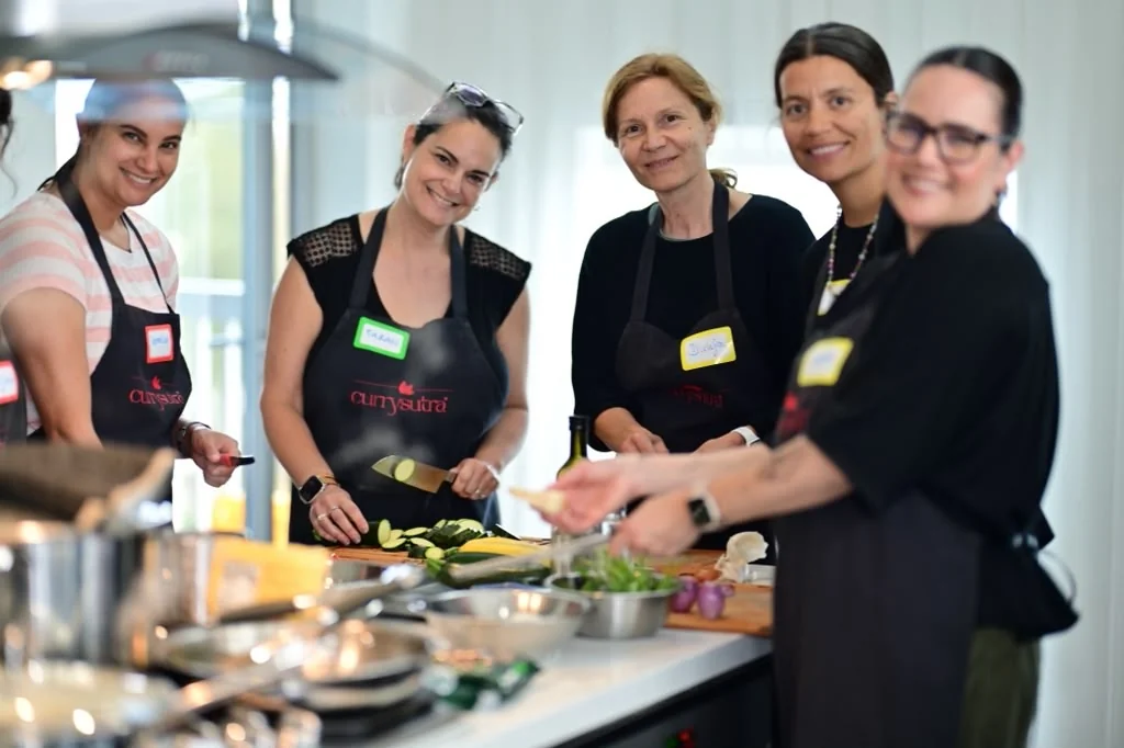 Corporate team-building cooking challenge
