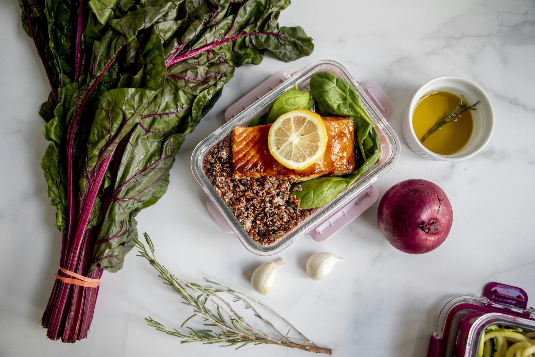 Weekly meal prep containers