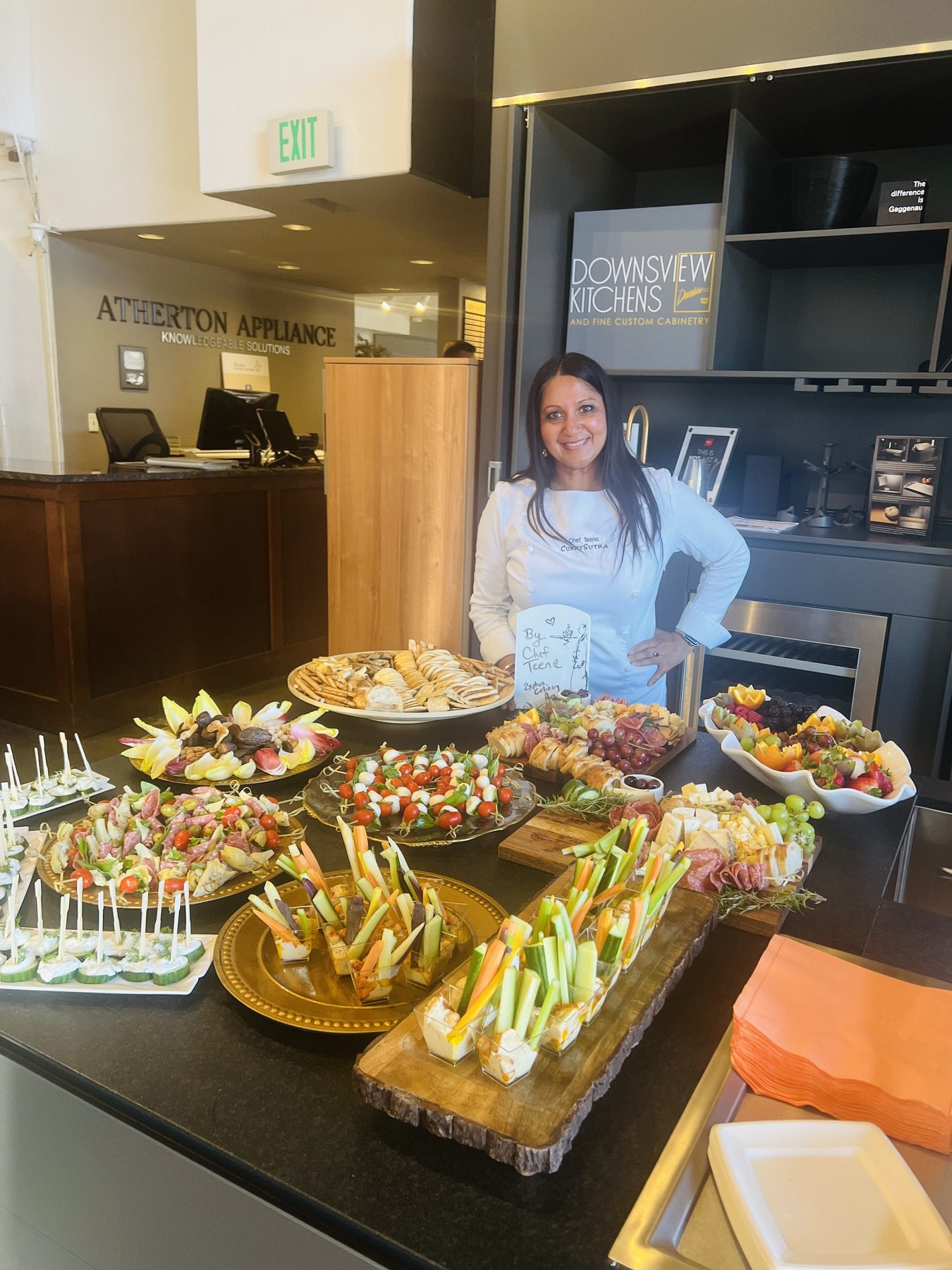 Private chef plated dinner