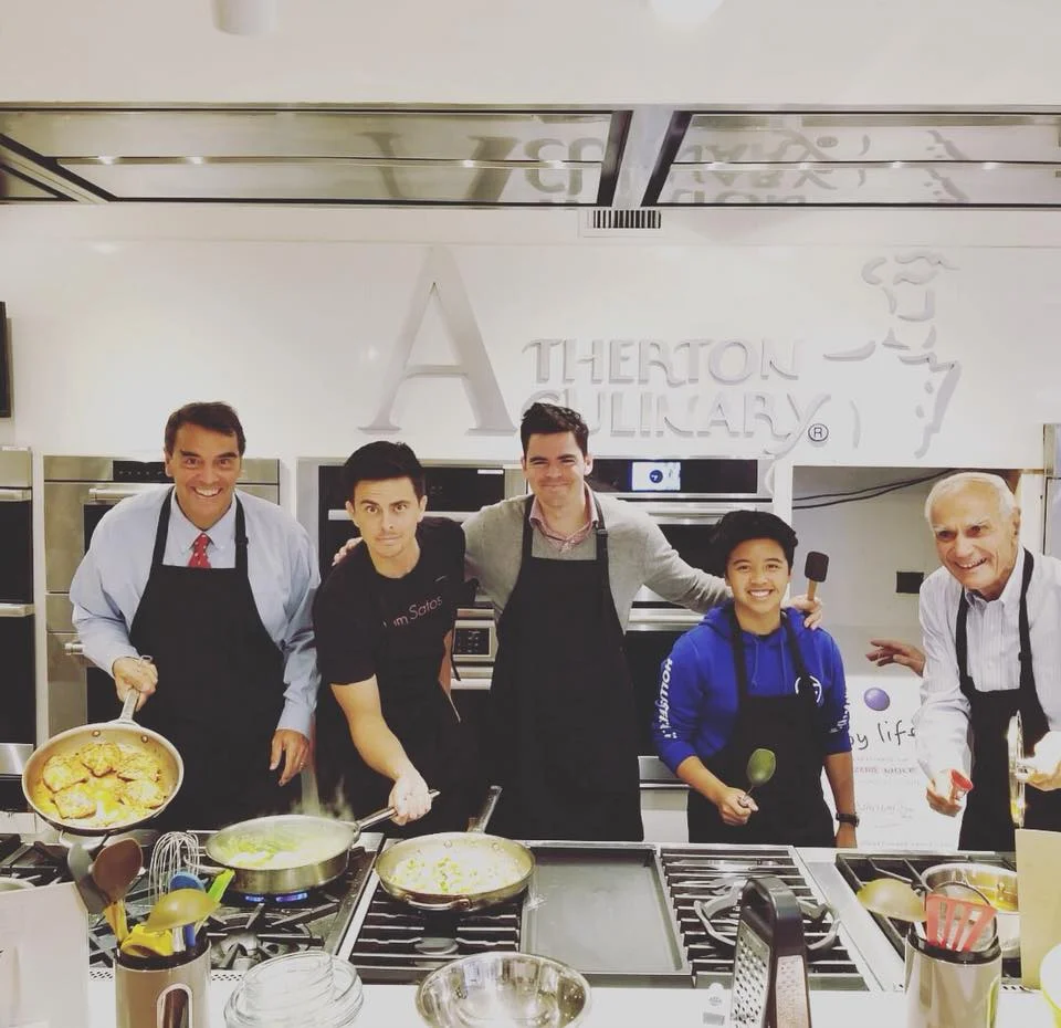 Group cooking class at Atherton Culinary